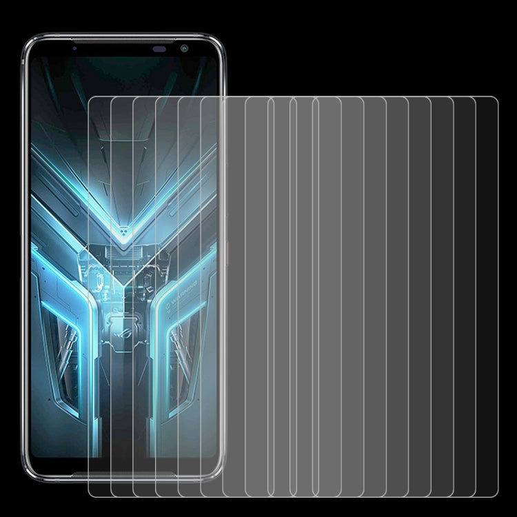 For ASUS ROG Phone 3 Strix 10 PCS 0.26mm 9H 2.5D Tempered Glass Film - ASUS Tempered Glass by buy2fix | Online Shopping UK | buy2fix