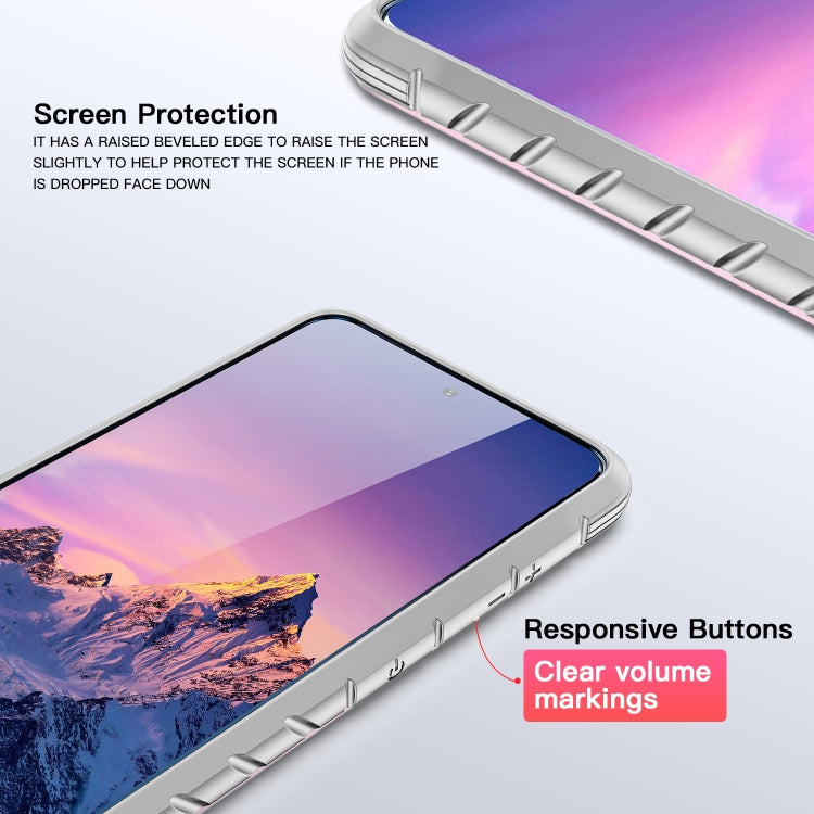 For Samsung Galaxy S21+ 5G iPAKY Thunder Series Aluminum Frame + TPU Bumper + Clear PC Shockproof Case(Rose Gold) - Galaxy S21+ 5G Cases by iPAKY | Online Shopping UK | buy2fix