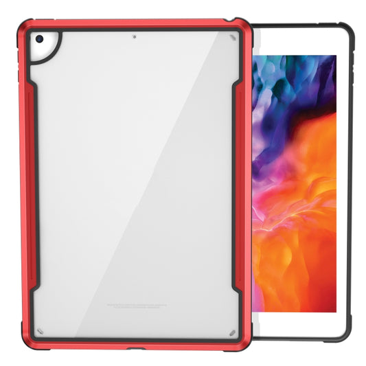 iPAKY Thunder Series Aluminum Frame + TPU Bumper + Clear PC Shockproof Case For iPad Air 2022 / 2020 10.9(Red) - iPad Air (2022) / (2020) 10.9 Cases by buy2fix | Online Shopping UK | buy2fix