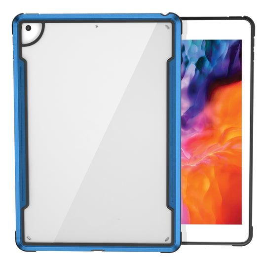 iPAKY Thunder Series Aluminum Frame + TPU Bumper + Clear PC Shockproof Case For iPad Air 2022 / 2020 10.9(Blue) - iPad Air (2022) / (2020) 10.9 Cases by buy2fix | Online Shopping UK | buy2fix