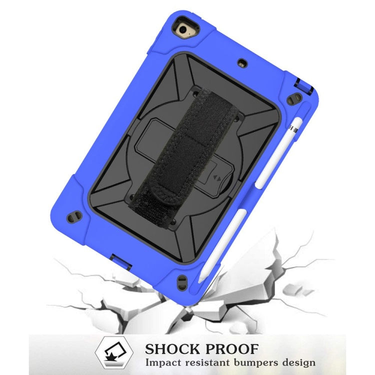 Contrast Color Silicone + PC Combination Case with Holder For iPad mini 3(Dark Blue + Black) - iPad Mini 4 & 3 & 2 & 1 Cases by buy2fix | Online Shopping UK | buy2fix
