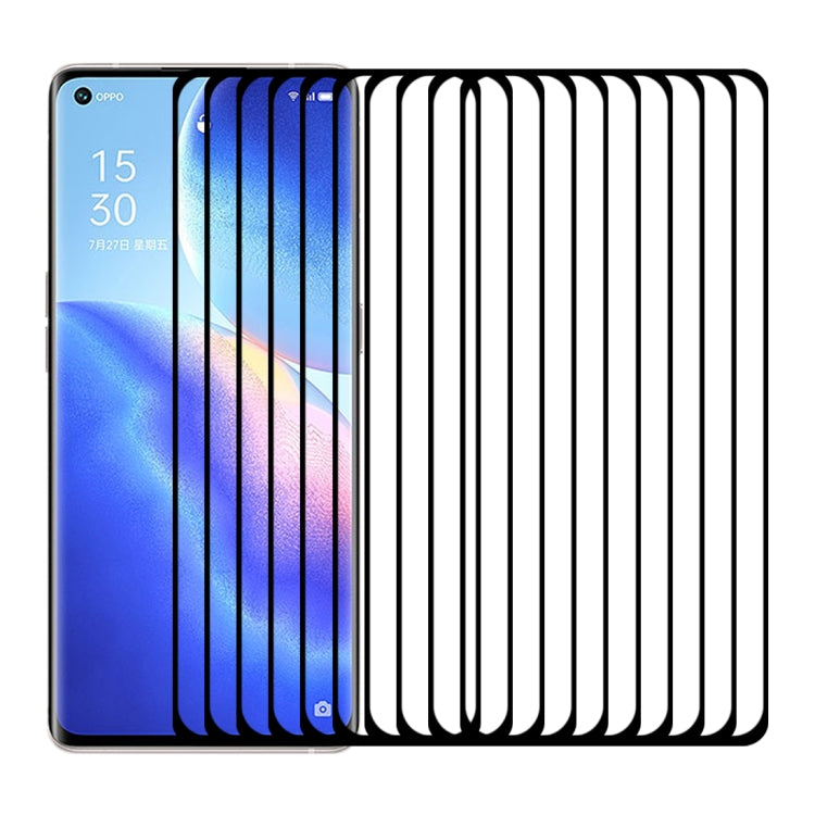 For OPPO Reno5 Pro+ 5G / Pro 5G 25 PCS 9H HD 3D Curved Edge Tempered Glass Film(Black) by imak