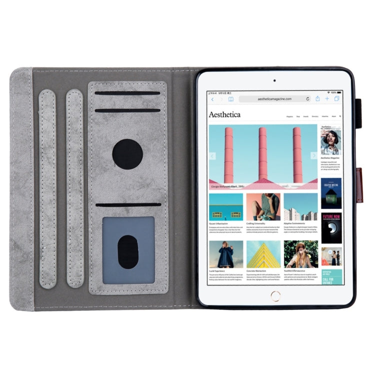 For iPad Mini 1 / 2 / 3 / 4 Business Style Horizontal Flip Leather Case, with Holder & Card Slot & Photo Frame & Sleep / Wake-up Function(Grey) - iPad Mini 4 & 3 & 2 & 1 Cases by buy2fix | Online Shopping UK | buy2fix