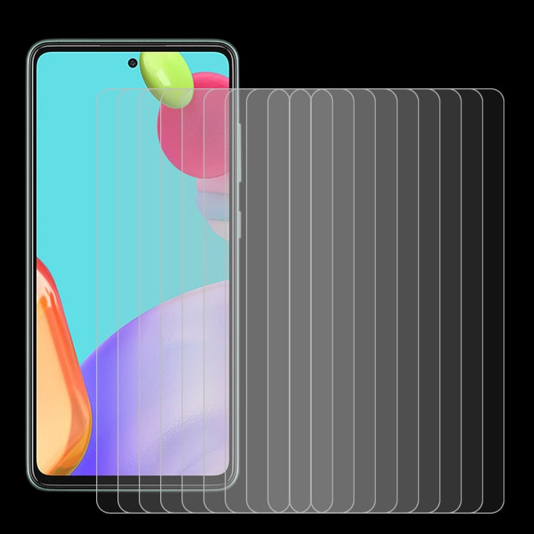 For Samsung Galaxy A52 5G 10pcs 0.26mm 9H 2.5D Tempered Glass Film - Galaxy Tempered Glass by buy2fix | Online Shopping UK | buy2fix