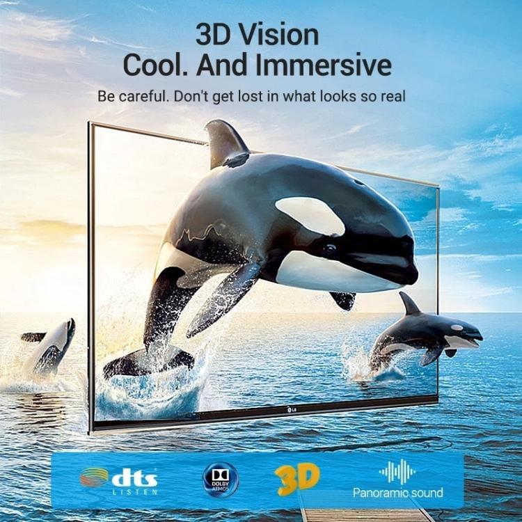 HDMI2.1 8K 120Hz High Dynamic HD Cable, Cable Length:3m by buy2fix