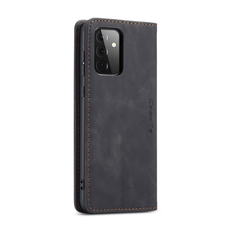 For Samsung Galaxy A72 5G / 4G CaseMe 013 Multifunctional Horizontal Flip Leather Case with Holder & Card Slot & Wallet(Black) - Galaxy Phone Cases by CaseMe | Online Shopping UK | buy2fix