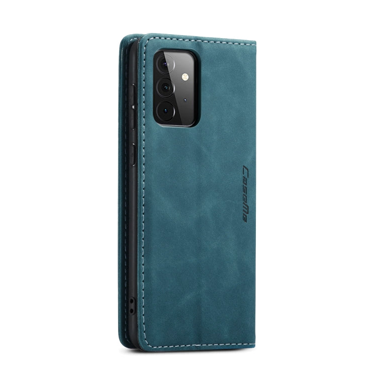 For Samsung Galaxy A72 5G / 4G CaseMe 013 Multifunctional Horizontal Flip Leather Case with Holder & Card Slot & Wallet(Blue) - Galaxy Phone Cases by CaseMe | Online Shopping UK | buy2fix