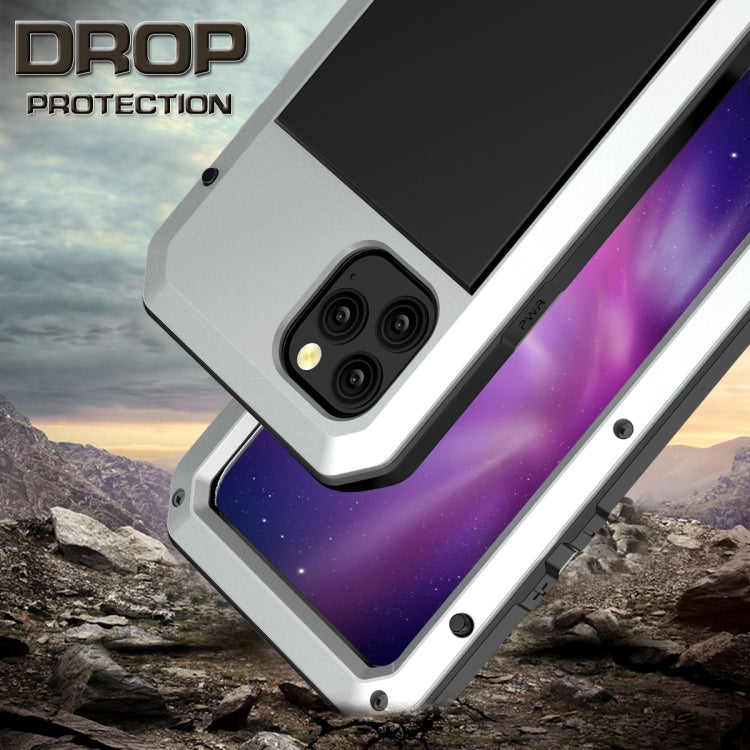 For iPhone 11 Pro Metal Armor Triple Proofing Protective Case(Silver) - iPhone 11 Pro Cases by buy2fix | Online Shopping UK | buy2fix