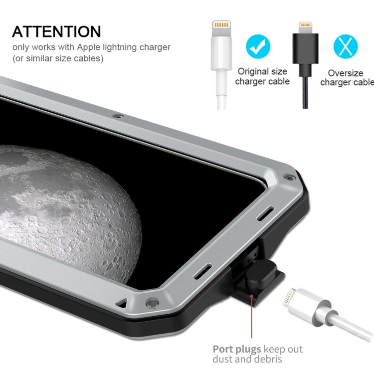 For iPhone 11 Pro Metal Armor Triple Proofing Protective Case(Silver) - iPhone 11 Pro Cases by buy2fix | Online Shopping UK | buy2fix