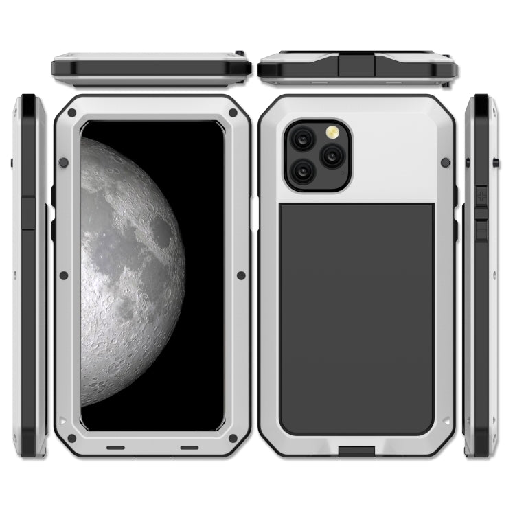 For iPhone 11 Pro Metal Armor Triple Proofing Protective Case(White) - iPhone 11 Pro Cases by buy2fix | Online Shopping UK | buy2fix