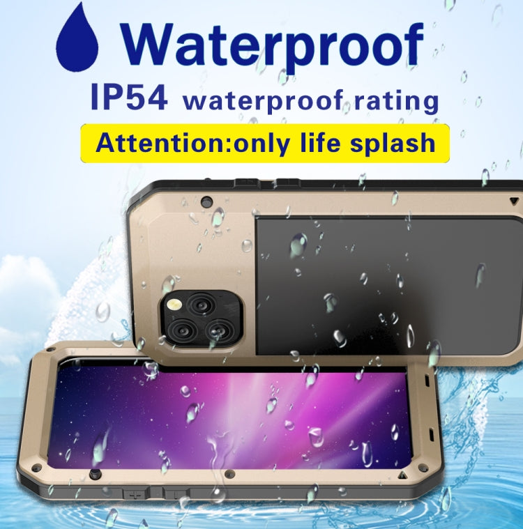 For iPhone 11 Pro Metal Armor Triple Proofing Protective Case(Gold) - iPhone 11 Pro Cases by buy2fix | Online Shopping UK | buy2fix