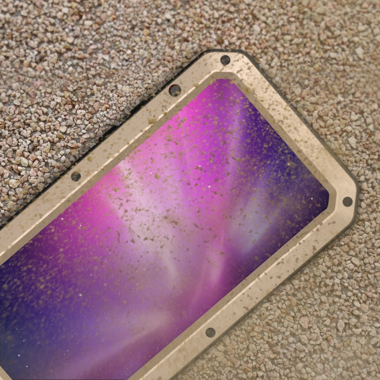 For iPhone 11 Pro Metal Armor Triple Proofing Protective Case(Gold) - iPhone 11 Pro Cases by buy2fix | Online Shopping UK | buy2fix