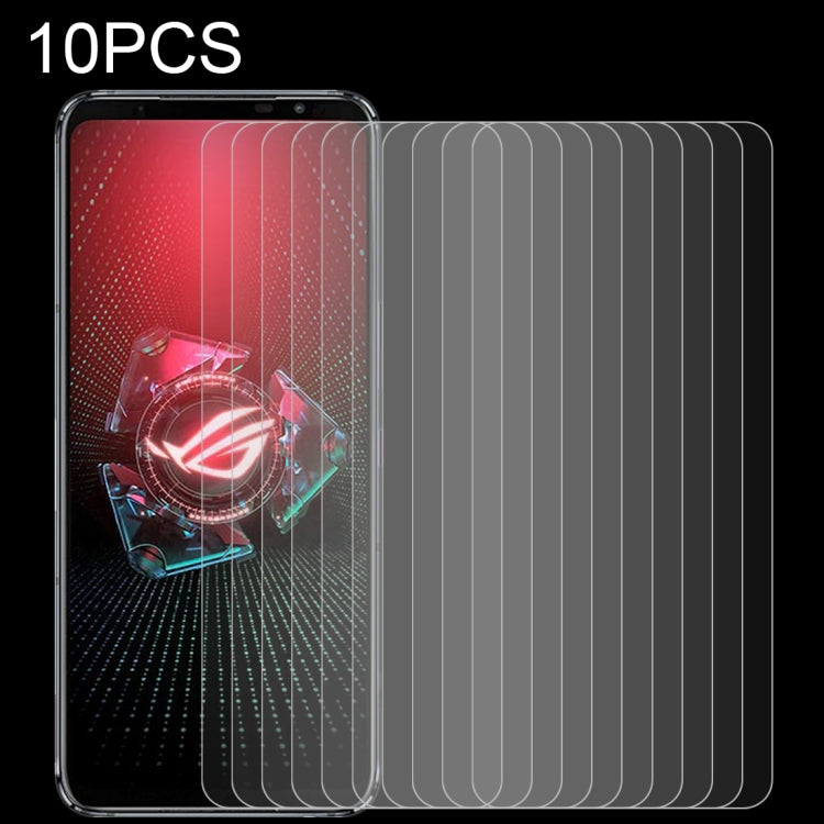 For Asus ROG Phone 5 / 5 Pro / 5 Ultimate 10 PCS 0.26mm 9H 2.5D Tempered Glass Film - ASUS Tempered Glass by buy2fix | Online Shopping UK | buy2fix