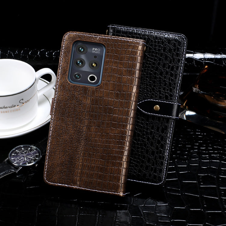 For Meizu 18 Pro idewei Crocodile Texture Horizontal Flip Leather Case with Holder & Card Slots & Wallet(Dark Blue) - Meizu by idewei | Online Shopping UK | buy2fix