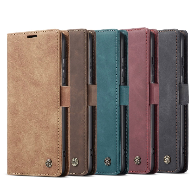 For Samsung Galaxy A12 CaseMe 013 Multifunctional Horizontal Flip Leather Case with Holder & Card Slot & Wallet(Blue) - Galaxy Phone Cases by CaseMe | Online Shopping UK | buy2fix