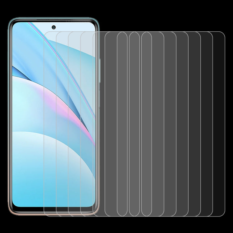 For Xiaomi Mi 10T 5G / 10T Pro 5G / 10T Lite 5G 10 PCS 0.26mm 9H 2.5D Tempered Glass Film by buy2fix