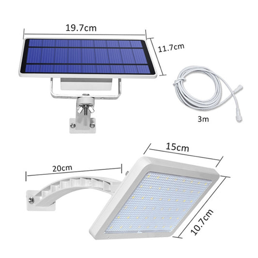 48 LED Detachable Solar Light IP65 Waterproof Outdoor Courtyard LED Street Lamp, Light Color:Warm Light(White) by buy2fix