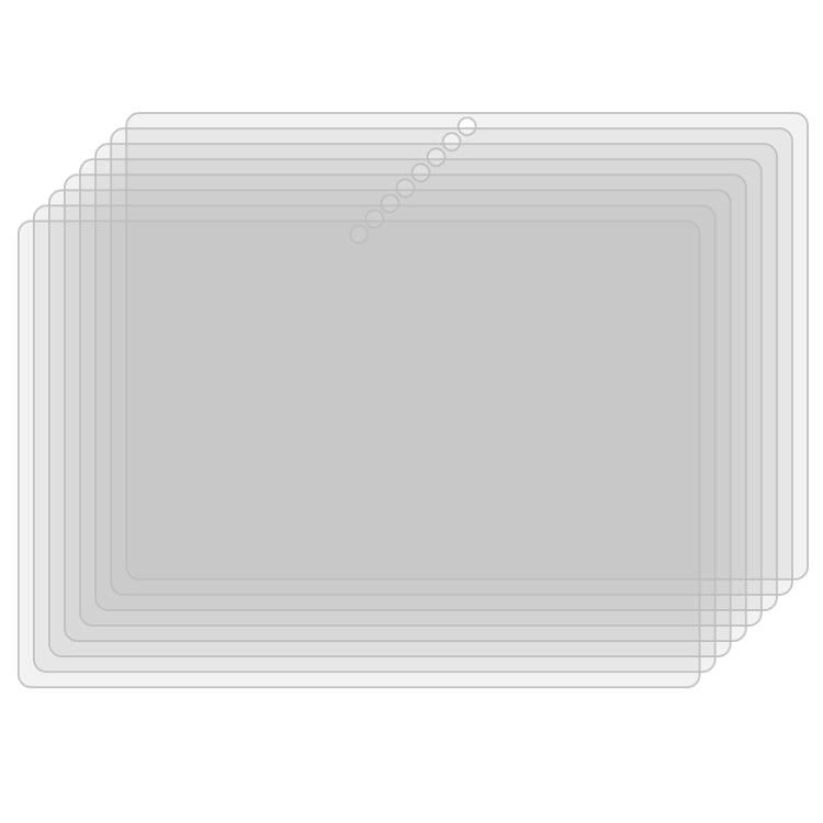 For Lenovo Tab M10 X505 / X605 50 PCS Matte Paperfeel Screen Protector - Others by buy2fix | Online Shopping UK | buy2fix