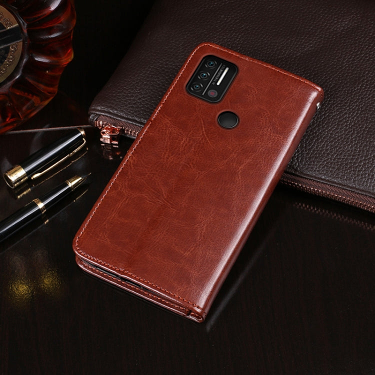 For UMIDIGI A9 idewei Crazy Horse Texture Horizontal Flip Leather Case with Holder & Card Slots & Wallet(Black) - More Brand by idewei | Online Shopping UK | buy2fix