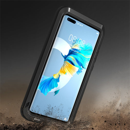 For Huawei Mate 40 LOVE MEI Metal Shockproof Waterproof Dustproof Protective Case without Glass(Silver) - Huawei Cases by buy2fix | Online Shopping UK | buy2fix