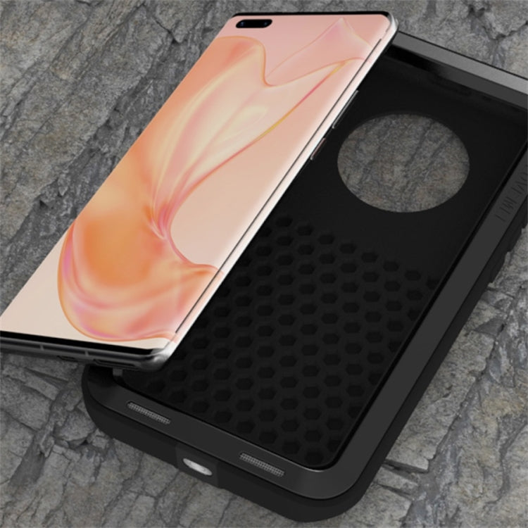 For Huawei Mate 40 Pro+ LOVE MEI Metal Shockproof Waterproof Dustproof Protective Case without Glass(Yellow) - Huawei Cases by buy2fix | Online Shopping UK | buy2fix