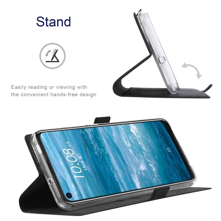 For Honor V40 5G ViLi K Series Shockproof TPU + PU Leather Magnetic Buckle Horizontal Flip Case with Card Slots & Wallet & Holder(Black) - Honor Cases by ViLi | Online Shopping UK | buy2fix