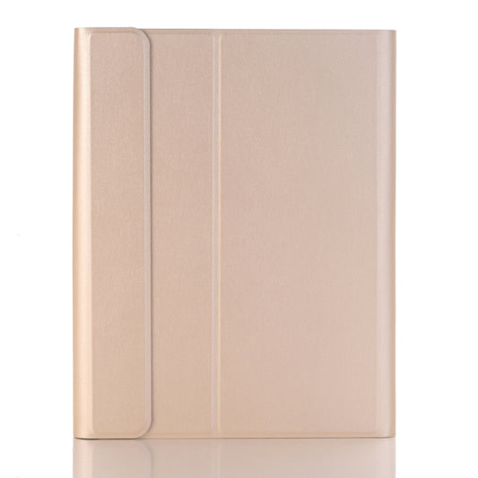 YA098B Detachable Lambskin Texture Round Keycap Bluetooth Keyboard Leather Tablet Case with Pen Slot & Stand For iPad Air 5 / 4 10.9 inch 2020 / Pro 11 inch 2020 / 2018(Gold) by buy2fix