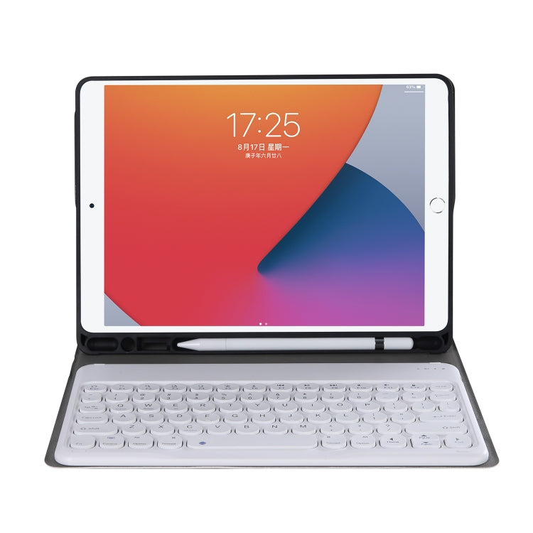 YA610B Detachable Lambskin Texture Round Keycap Bluetooth Keyboard Leather Tablet Case with Pen Slot & Stand For Samsung Galaxy Tab S6 Lite 10.4 P610 & P615 (2020)(Gold) by buy2fix