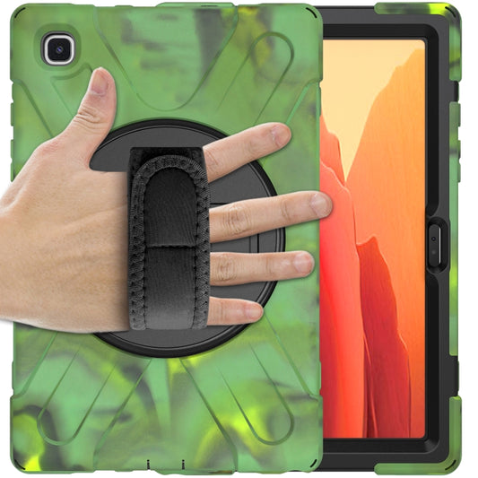 For Samsung Galaxy Tab A7 10.4 2020 T500 / T505 Shockproof Colorful Silicone + PC Protective Case with Holder & Shoulder Strap & Hand Strap(Camouflage) - Other Galaxy Tab PC by buy2fix | Online Shopping UK | buy2fix
