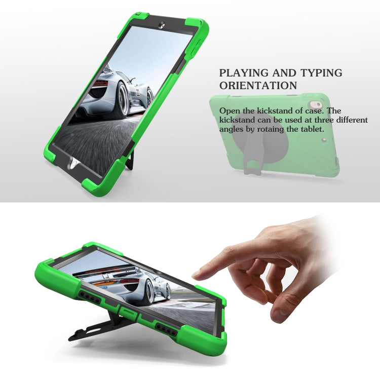 Shockproof Colorful Silicone + PC Protective Case with Holder For iPad Pro 10.5(Green) - iPad Pro 10.5 inch Cases by buy2fix | Online Shopping UK | buy2fix