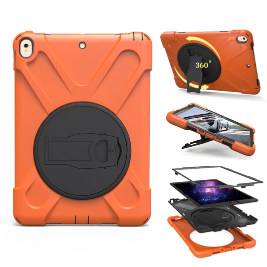 Shockproof Colorful Silicone + PC Protective Case with Holder For iPad Pro 10.5(Orange) - iPad Pro 10.5 inch Cases by buy2fix | Online Shopping UK | buy2fix