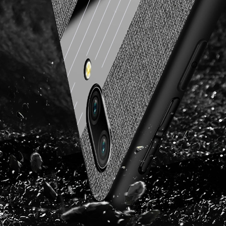 For Huawei Honor 10 XINLI Stitching Cloth Textue Shockproof TPU Protective Case with Ring Holder(Brown) - Honor Cases by XINLI | Online Shopping UK | buy2fix