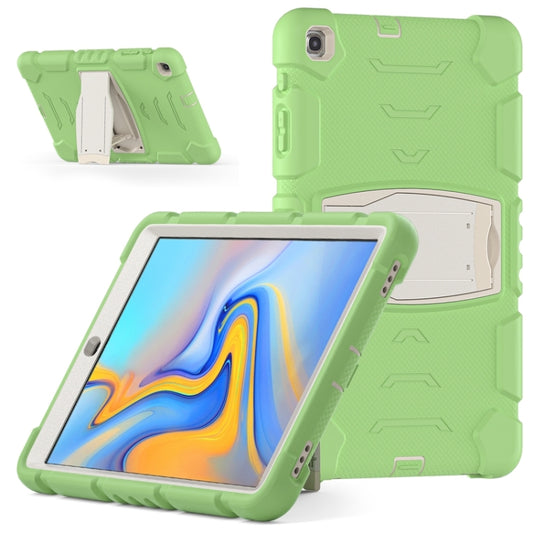 For Samsung Galaxy Tab A 10.1 (2019) T510 3-Layer Protection Screen Frame + PC + Silicone Shockproof Combination Case with Holder(Matcha Green) - Tab A 10.1 (2019) T510 / T515 by buy2fix | Online Shopping UK | buy2fix