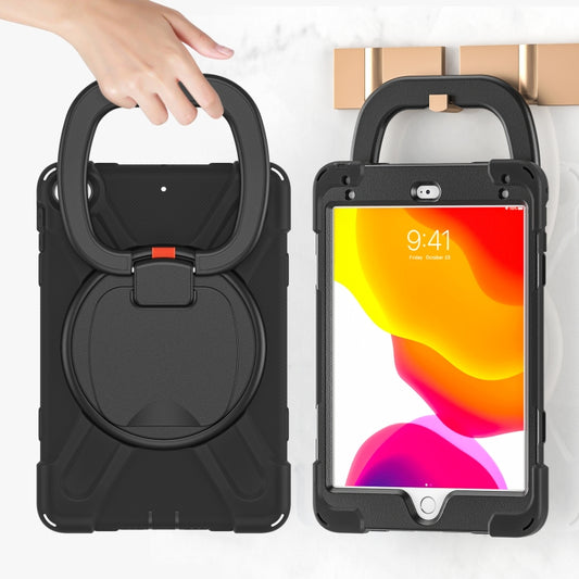 Silicone + PC Protective Case with Holder & Shoulder Strap For iPad mini 5 / 4(Black) - iPad mini (2019) / mini 5 Cases by buy2fix | Online Shopping UK | buy2fix