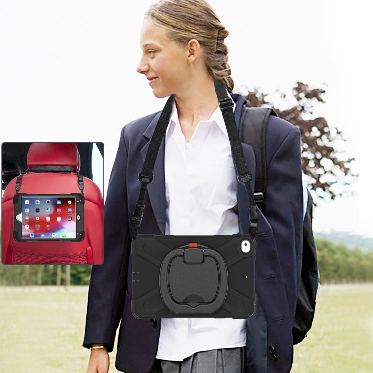 Silicone + PC Protective Case with Holder & Shoulder Strap For iPad mini 5 / 4(Black) - iPad mini (2019) / mini 5 Cases by buy2fix | Online Shopping UK | buy2fix