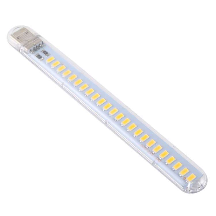 3W 24LEDs 5V 200LM USB LED Book Light Portable Night Light Warm Light - USB Light by buy2fix | Online Shopping UK | buy2fix