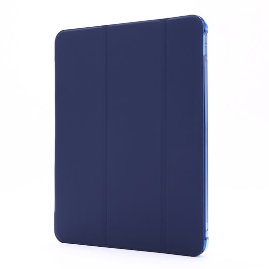 For iPad Pro 11 2022 / 2021 Multi-folding Horizontal Flip PU Leather + Shockproof Airbag TPU Tablet Case with Holder & Pen Slot & Wake-up / Sleep Function(Dark Blue) - iPad Pro 11 (2022/2021) Cases by buy2fix | Online Shopping UK | buy2fix