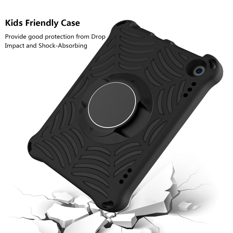 For Amazon Kindle Fire HD 8 2020 Spider King EVA Protective Case with Adjustable Shoulder Strap & Holder(Black) - Amazon by buy2fix | Online Shopping UK | buy2fix