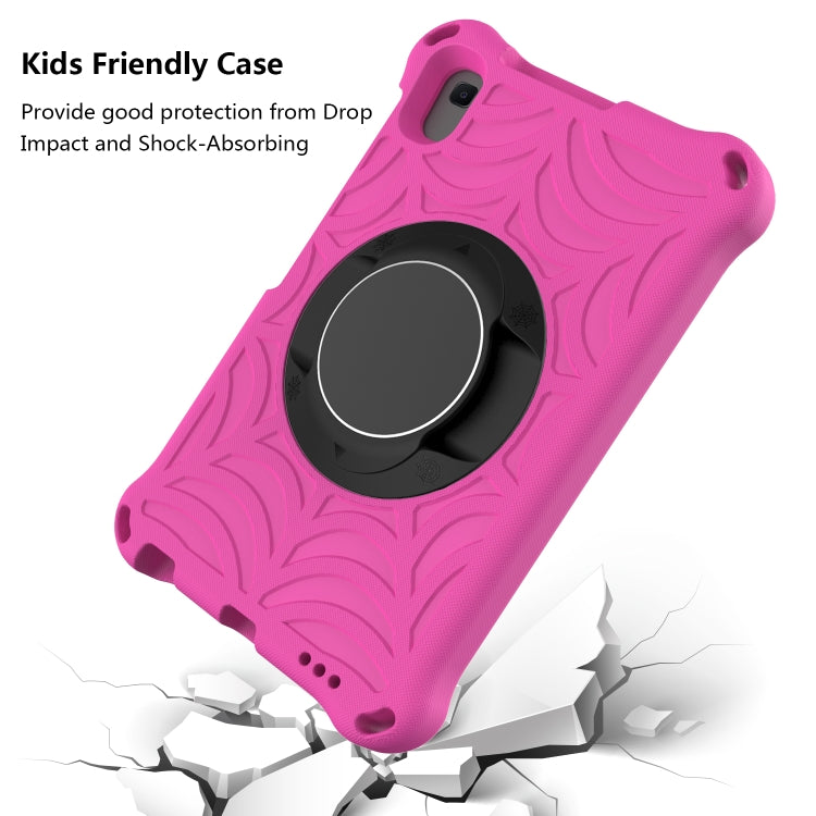 For Huawei MatePad T 8 8.0 inch Spider King EVA Protective Case with Adjustable Shoulder Strap & Holder(Rose Red) - Huawei by buy2fix | Online Shopping UK | buy2fix