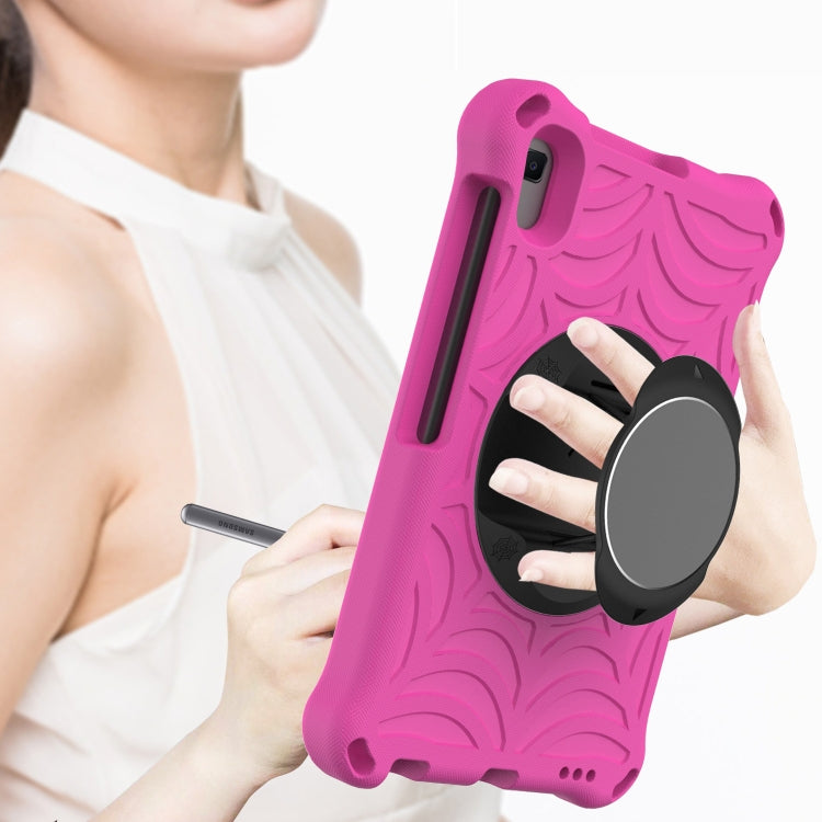 For Huawei MatePad T 8 8.0 inch Spider King EVA Protective Case with Adjustable Shoulder Strap & Holder(Rose Red) - Huawei by buy2fix | Online Shopping UK | buy2fix