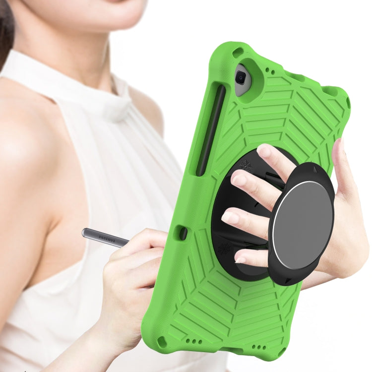 For Lenovo M10 Plus TB-X606F Spider King EVA Protective Case with Adjustable Shoulder Strap & Holder(Green) - Lenovo by buy2fix | Online Shopping UK | buy2fix