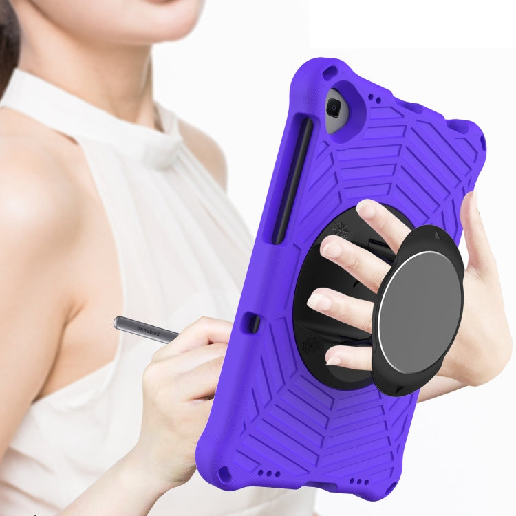 For Lenovo M10 Plus TB-X606F Spider King EVA Protective Case with Adjustable Shoulder Strap & Holder(Purple) - Lenovo by buy2fix | Online Shopping UK | buy2fix
