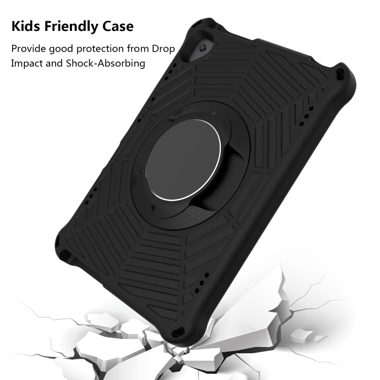 For Lenovo M10 FHD REL TB-X605FC / TB-X605LC Spider King EVA Protective Case with Adjustable Shoulder Strap & Holder(Black) - Lenovo by buy2fix | Online Shopping UK | buy2fix