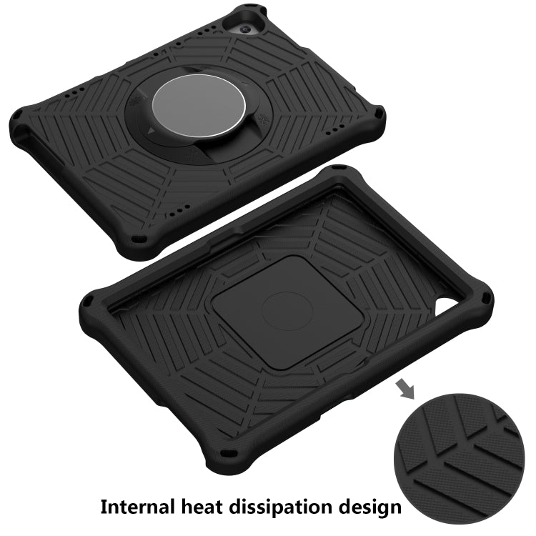 For Lenovo M10 FHD REL TB-X605FC / TB-X605LC Spider King EVA Protective Case with Adjustable Shoulder Strap & Holder(Black) - Lenovo by buy2fix | Online Shopping UK | buy2fix
