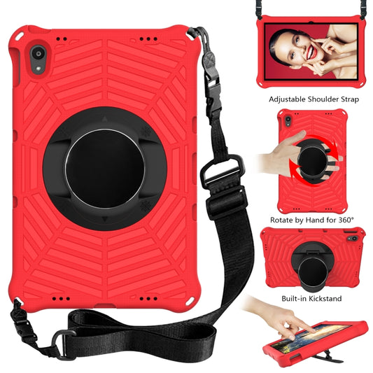 For Lenovo Tab P11 TB-J606F / XiaoXin Pad 11 Spider King EVA Protective Case with Adjustable Shoulder Strap & Holder(Red) - Lenovo by buy2fix | Online Shopping UK | buy2fix