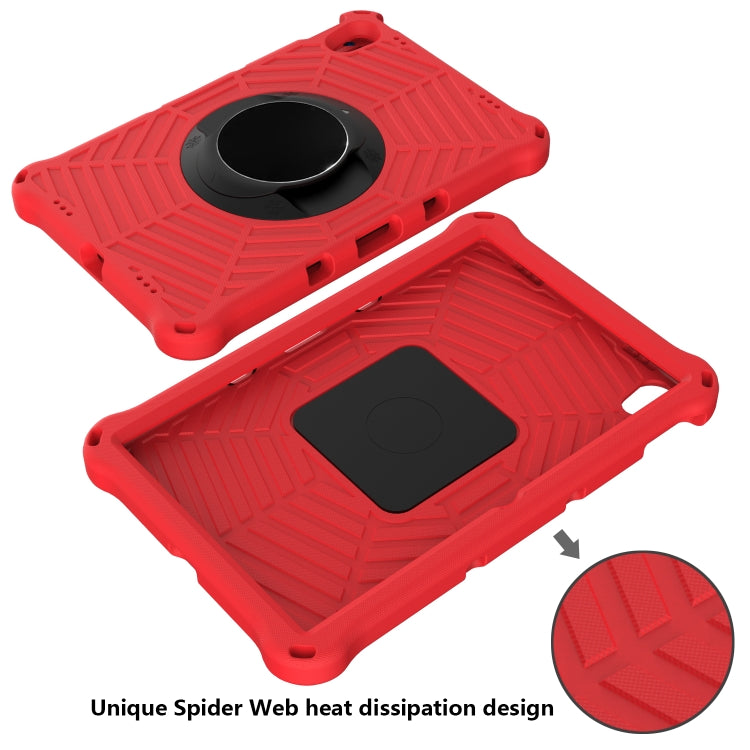 For Lenovo Tab P11 TB-J606F / XiaoXin Pad 11 Spider King EVA Protective Case with Adjustable Shoulder Strap & Holder(Red) - Lenovo by buy2fix | Online Shopping UK | buy2fix