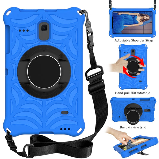 For Samsung Galaxy Tab A 8.0 2018 SM-T387W / SM-T387V & Tab A 8.0 SM-T385 / T380 & Tab 4 T330 & Tab E 8.0 T377 Spider King EVA Protective Case with Adjustable Shoulder Strap & Holder(Blue) - Other Galaxy Tab PC by buy2fix | Online Shopping UK | buy2fix