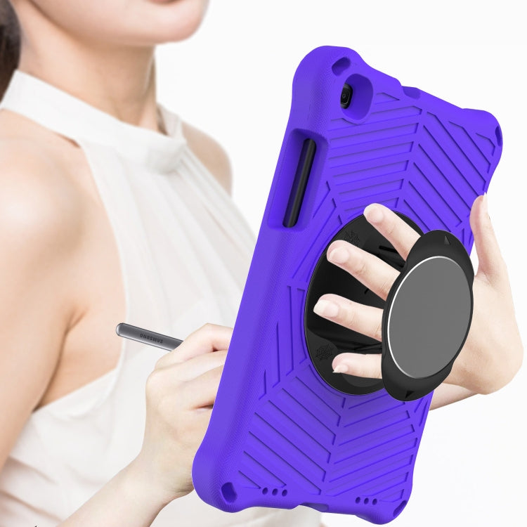 For Samsung Galaxy Tab A 8.0 2019 SM-T290 / SM-T295 Spider King EVA Protective Case with Adjustable Shoulder Strap & Holder(Purple) - Other Galaxy Tab PC by buy2fix | Online Shopping UK | buy2fix