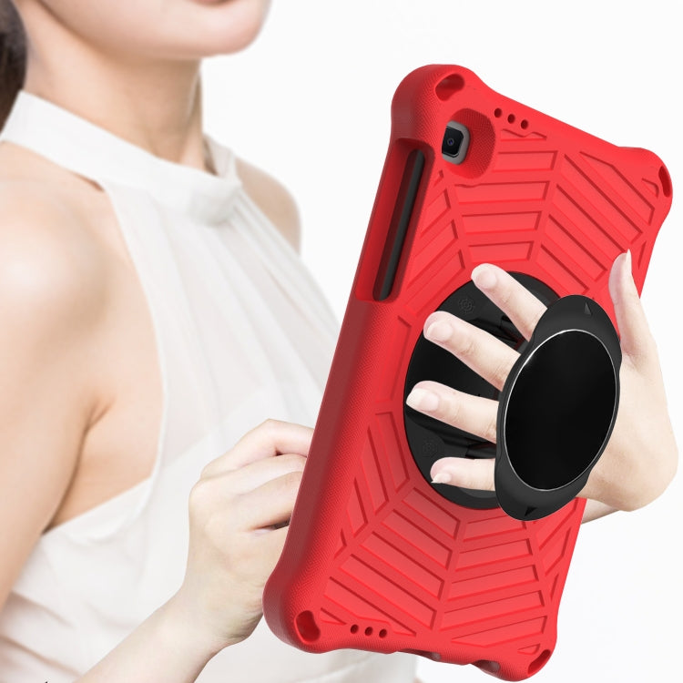 For Samsung Galaxy Tab A7 Lite 8.7 SM-T220 / SM-T225 Spider King EVA Protective Case with Adjustable Shoulder Strap & Holder(Red) - Tab A7 Lite T220 / T225 by buy2fix | Online Shopping UK | buy2fix