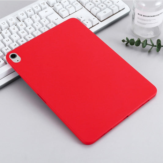 Solid Color Liquid Silicone Shockpoof Tablet Case For iPad Air 11 2024 / Air 2022 / 2020 10.9(Red) - iPad Air (2022) / (2020) 10.9 Cases by buy2fix | Online Shopping UK | buy2fix